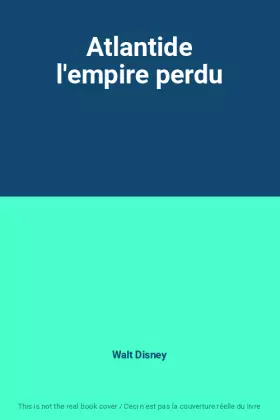 Couverture du produit · Atlantide l'empire perdu