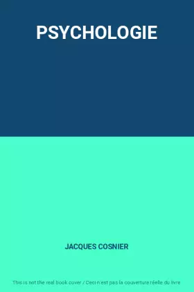 Couverture du produit · PSYCHOLOGIE