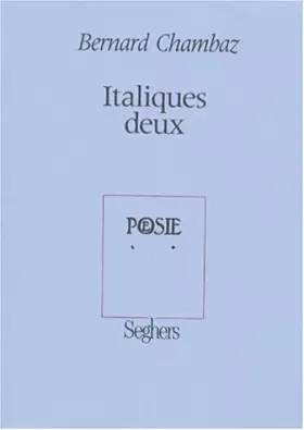Couverture du produit · Italiques deux