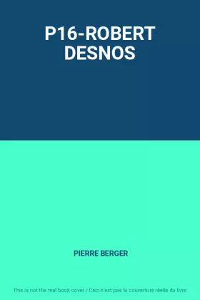 Couverture du produit · P16-ROBERT DESNOS