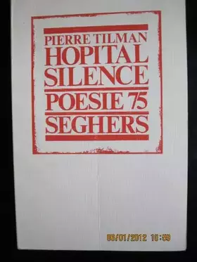 Couverture du produit · HOPITAL SILENCE POESIE 75