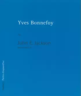 Couverture du produit · Yves Bonnefoy