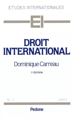 Couverture du produit · Droit international, numéro 1