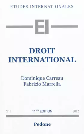 Couverture du produit · Droit international