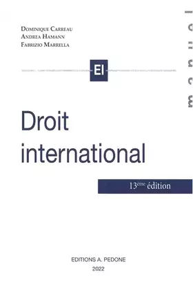 Couverture du produit · Droit international