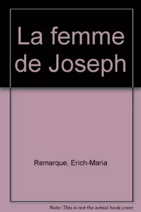 Couverture du produit · La femme de Joseph