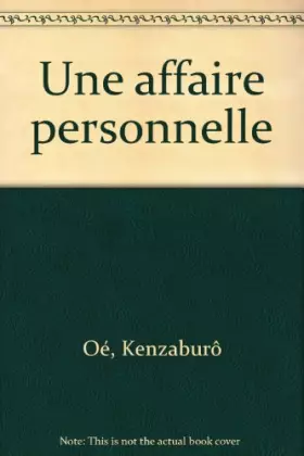Couverture du produit · Une affaire personnelle