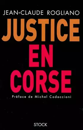 Couverture du produit · Justice en Corse