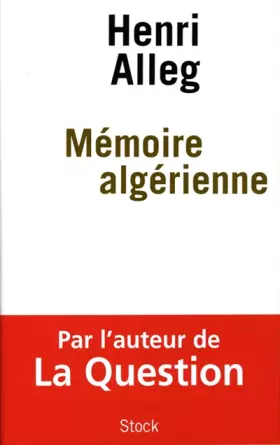 Couverture du produit · Mémoire algérienne : Souvenirs de luttes et d'espérances