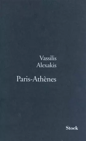 Couverture du produit · Paris-Athènes