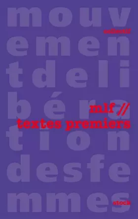Couverture du produit · mlf // textes premiers