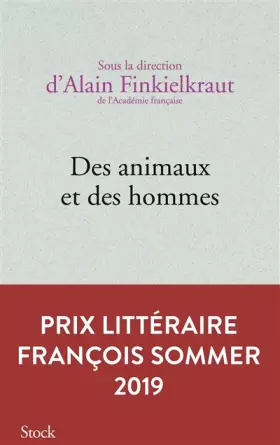 Couverture du produit · Des animaux et des hommes