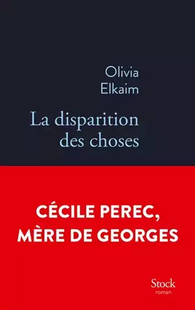 Couverture du produit · La disparition des choses