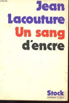 Couverture du produit · Un sang d'encre