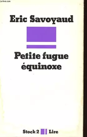 Couverture du produit · Petite fugue équinoxe