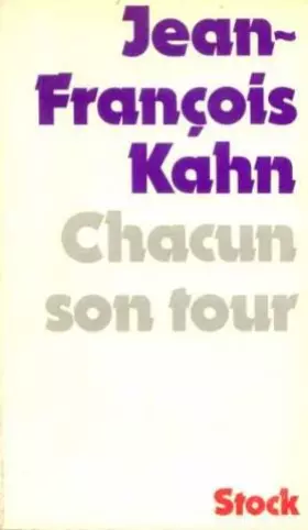 Couverture du produit · Chacun son tour