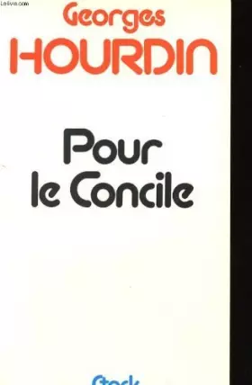 Couverture du produit · Pour le concile