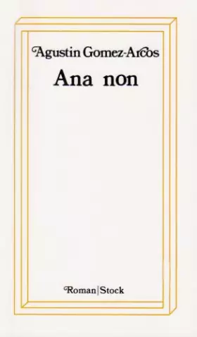 Couverture du produit · Ana Non
