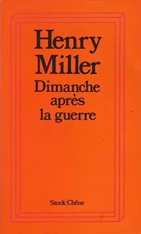 Couverture du produit · Dimanche après la guerre