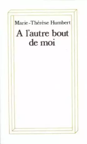 Couverture du produit · À l'autre bout de moi