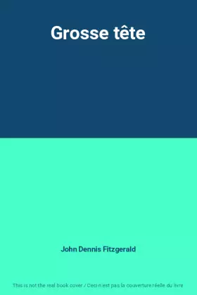 Couverture du produit · Grosse tête