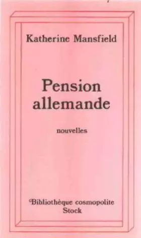 Couverture du produit · PENSION ALLEMANDE