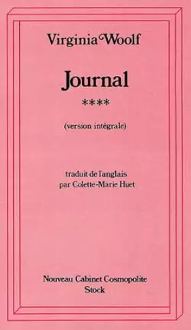 Couverture du produit · Journal. Tome 4