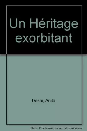 Couverture du produit · Un Héritage exorbitant