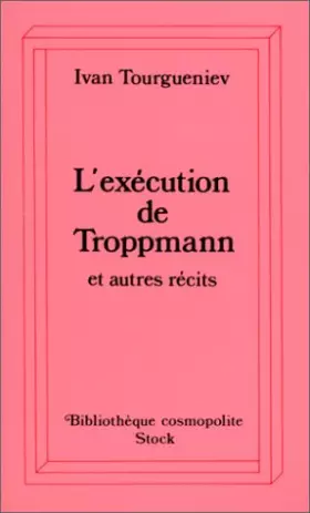 Couverture du produit · L'Exécution de Tropmann