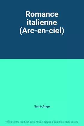 Couverture du produit · Romance italienne (Arc-en-ciel)