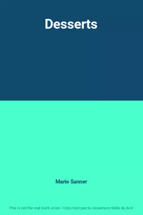 Couverture du produit · Desserts