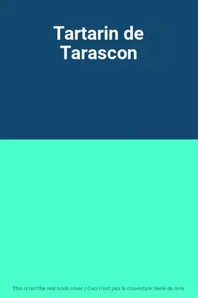 Couverture du produit · Tartarin de Tarascon