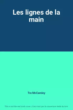 Couverture du produit · Les lignes de la main