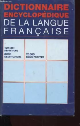Couverture du produit · DICTIONNAIRE HACHETTE ENCYCLOPEDIQUE ILLUSTRE