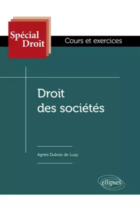 Couverture du produit · Droit des sociétés: Cours et exercices