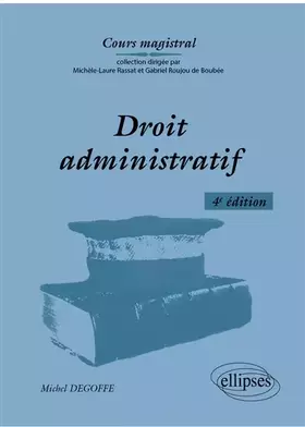 Couverture du produit · Droit administratif - 4e édition