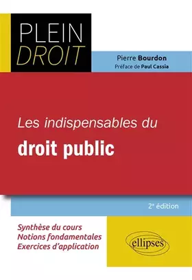 Couverture du produit · Les indispensables du droit public - 2e édition