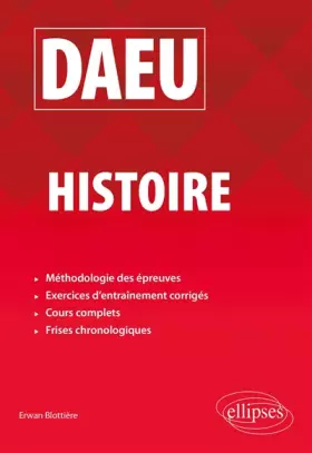 Couverture du produit · DAEU Histoire