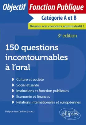 Couverture du produit · 150 questions incontournables à l'oral