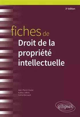 Couverture du produit · Fiches de droit de la propriété intellectuelle