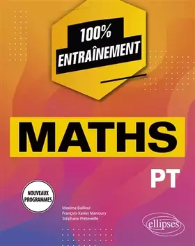 Couverture du produit · Mathématiques PT - Programme 2022