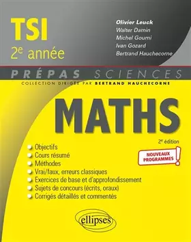 Couverture du produit · Mathématiques TSI-2 - Programme 2022