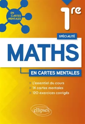 Couverture du produit · Spécialité maths en cartes mentales 1re