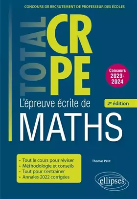 Couverture du produit · Réussir l’épreuve écrite de mathématiques