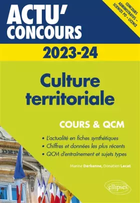 Couverture du produit · Culture territoriale: Cours et QCM