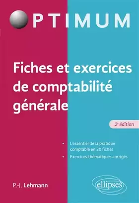 Couverture du produit · Fiches et exercices de comptabilité générale