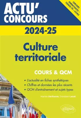 Couverture du produit · Culture territoriale: Cours et QCM