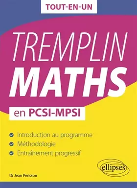 Couverture du produit · Tremplin maths en PCSI-MPSI