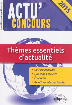 Couverture du produit · Thèmes Essentiels d'Actualité 2015
