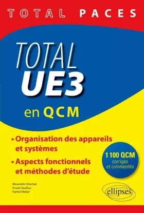 Couverture du produit · Total PACES UE3 en 1100 QCM Corrigés et Commentés